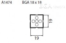 Určeno pro pouzdra BGA 12x12 mm 