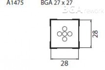 Určeno pro pouzdra BGA 13x13 mm