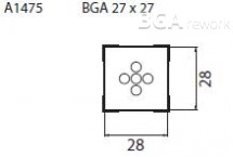 rčeno pro pouzdra BGA 27x27 mm