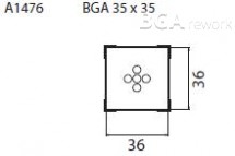 Určeno pro pouzdra BGA 35x35 mm