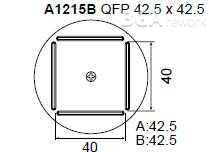 Určeno pro pouzdra QFP 42.5x42.5 mm 
