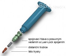 Mikrodávkovací jehla 0,17mm HT00.8004, bez spaceru