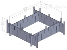 Držák DPS 40,5, 1,5 mm SF30.0004