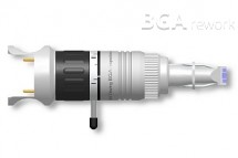 Používá se ke kontrole pájených spojů na součástkách BGA, µBGA, CSP a lícních čipech. Optická hlava má na DPS obrazec kontaktů pouze7.2 x 0.8 mm.