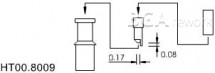 Mikrodávkovací jehla 0,17 mm HT00.8009