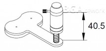 Magnetický držák DPS Easy Lock 40,5 SF03.0014