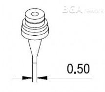 Umisťovací tryska 0,5 mm DB15.0010