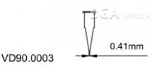 Plastový hrot 0,41 mm VD90.0003, 50ks/bal