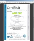 Certifikát ISO9001