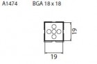 Určeno pro pouzdra BGA 12x12 mm 