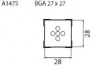 rčeno pro pouzdra BGA 27x27 mm