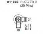 Hakko - Tryska A1188B-PLCC 9x9 mm 