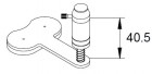 Magnetický držák DPS Easy Lock 40,5 SF03.0014