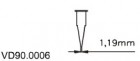 Plastový hrot 1,19 mm VD90.0006, 50ks/bal